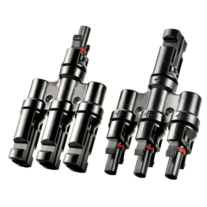 RICH SOLAR Y Branch Parallel Connectors 3-to-1 3-to-1 Weatherproof Parallel Connectors for Solar Panels product image 1