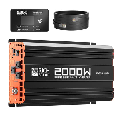 RICH SOLAR NOVA PURE MAX 2K 2000W (2kW) 24V Industrial Pure Sine Wave Inverter product image 2