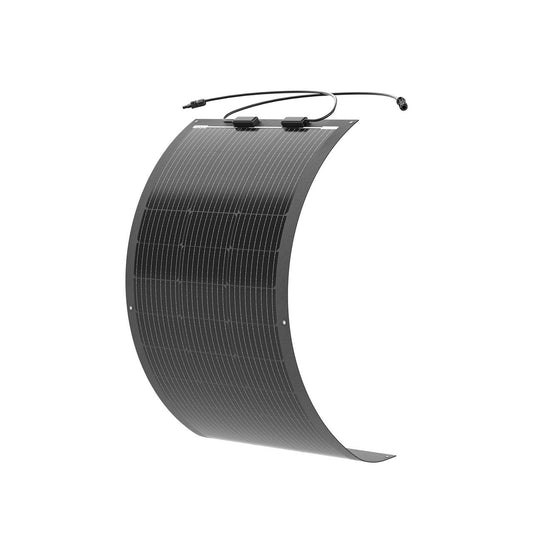 Renogy 100 watt flexible monocrystalline solar panel black division