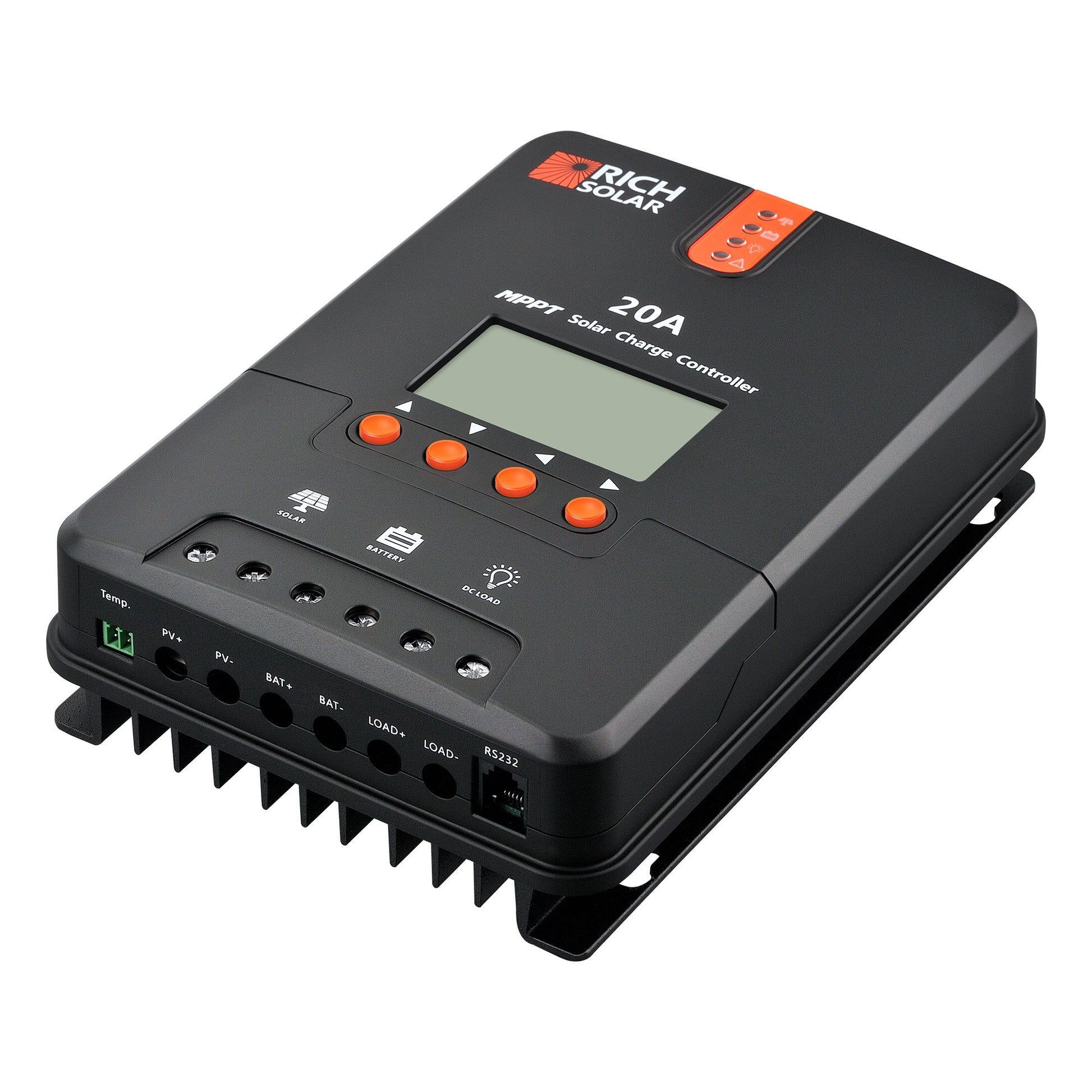 RICH SOLAR 20 Amp MPPT Solar Charge Controller product image 1
