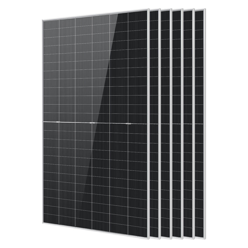 SunGoldPower SGN-590-BDG1 590W bifacial N-type solar panel pack — 6 panels (3540W total)