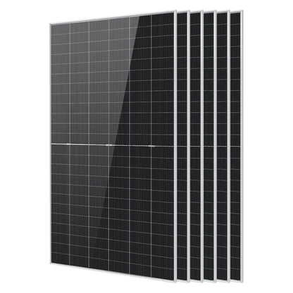 SunGoldPower SGN-590-BDG1 590W bifacial N-type solar panel pack — 6 panels (3540W total)