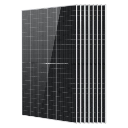 SunGoldPower SGN-590-BDG1 590W bifacial N-type solar panel pack — 8 panels (4720W total)