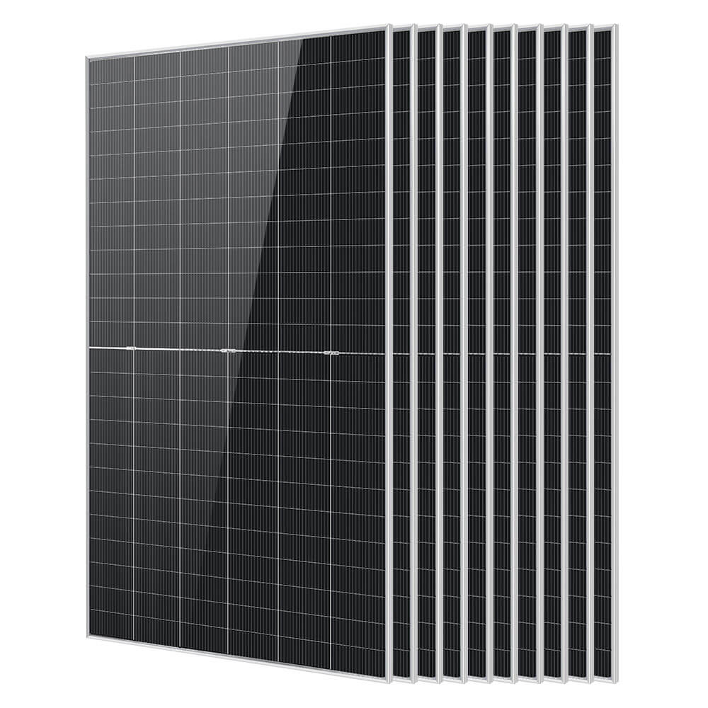 SunGoldPower SGN-590-BDG1 590W bifacial N-type solar panel pack — 10 panels (5900W total)