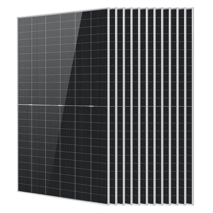 SunGoldPower SGN-590-BDG1 590W bifacial N-type solar panel pack — 12 panels (7080W total)