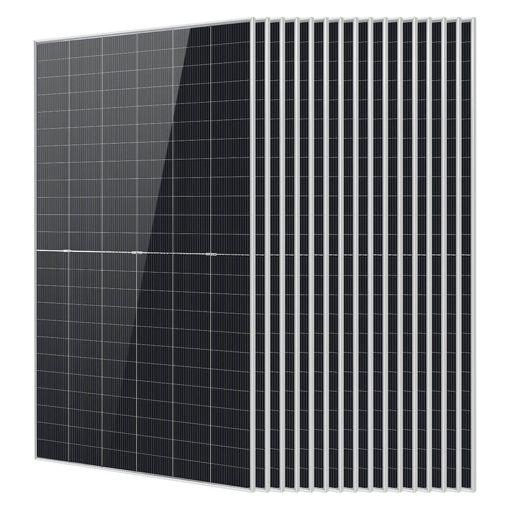 SunGoldPower SGN-590-BDG1 590W bifacial N-type solar panel pack — 16 panels (9440W total)