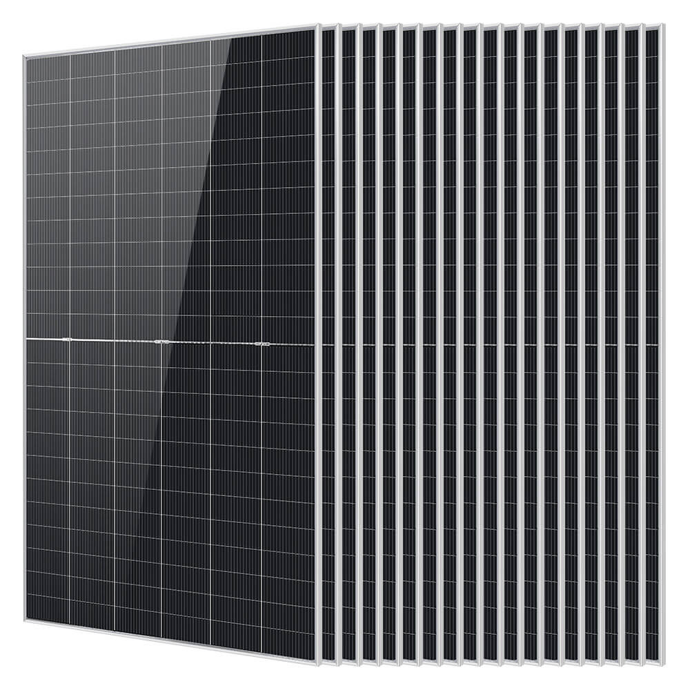 SunGoldPower SGN-590-BDG1 590W bifacial N-type solar panel pack — 18 panels (10620W total)