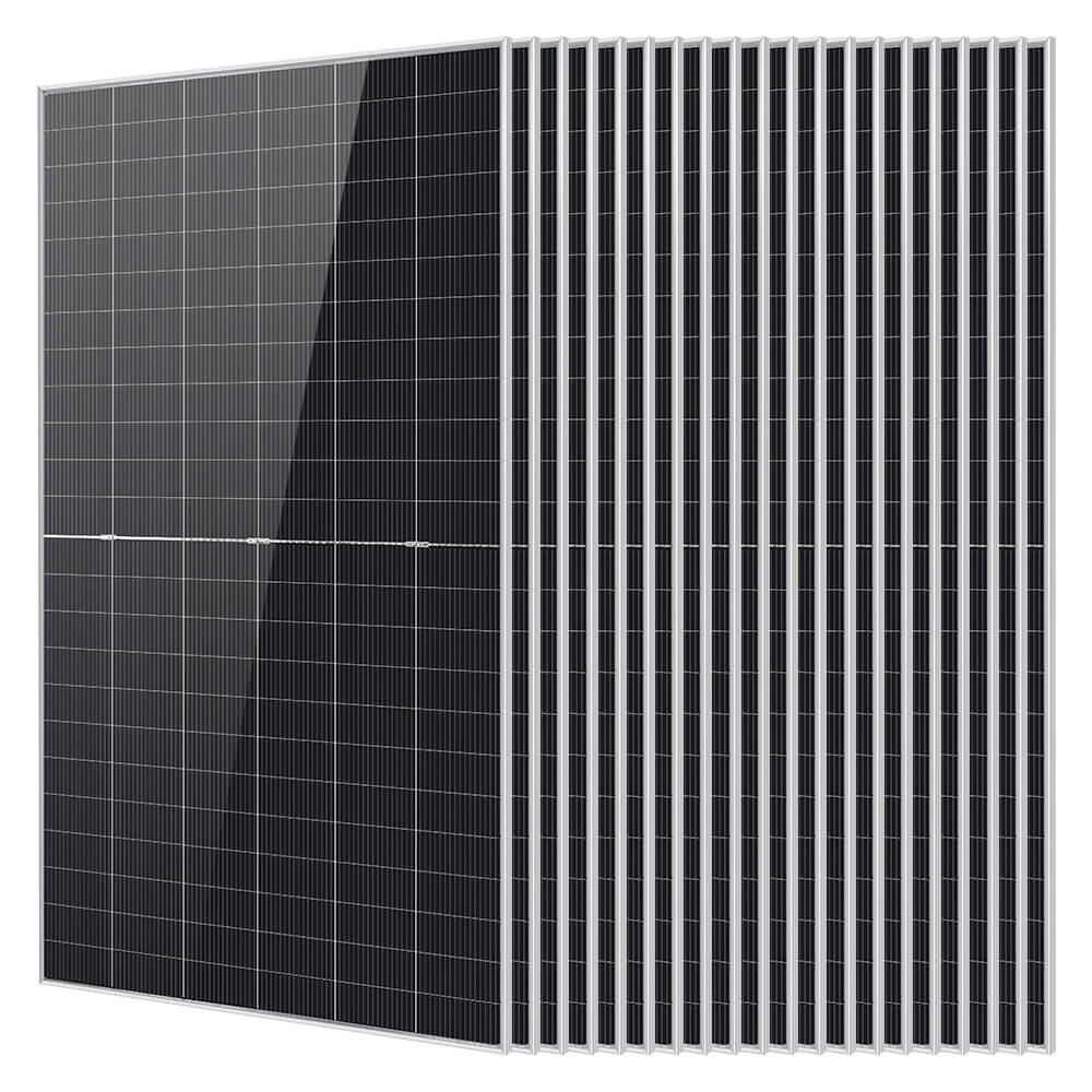 SunGoldPower SGN-590-BDG1 590W bifacial N-type solar panel pack — 20 panels (11800W total)