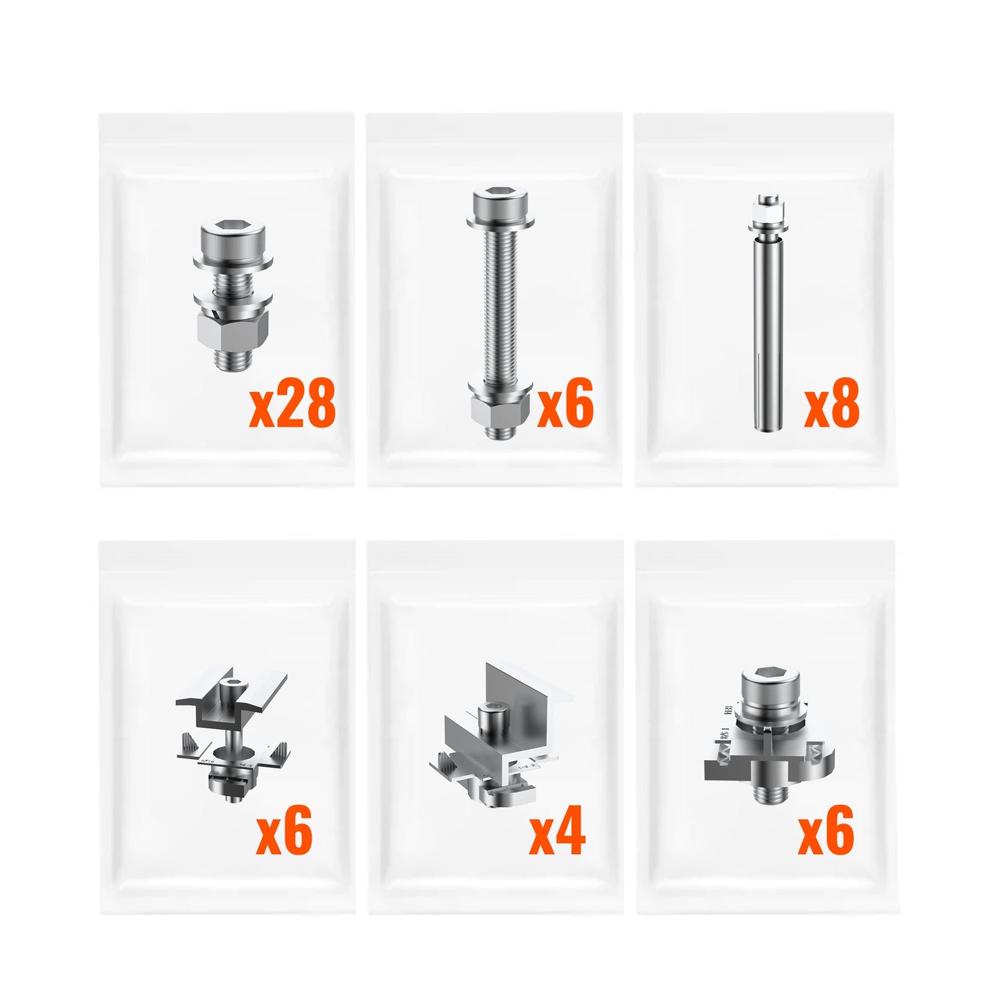 RICH SOLAR Ground Mount for MEGA 100/100 Slim/150 Panels — official product image 5