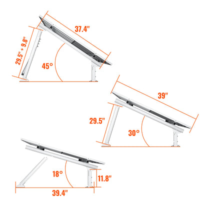 RICH SOLAR Ground Mount for MEGA 100/100 Slim/150 Panels — official product image 14