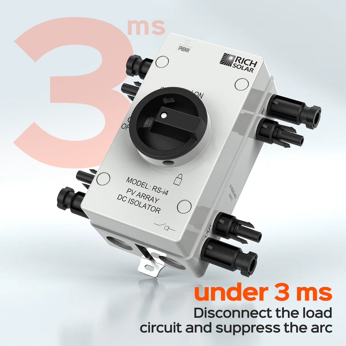 RICH SOLAR Solar PV DC Quick Disconnect Switch Solar Array DC Quick Disconnect Switch product image 6