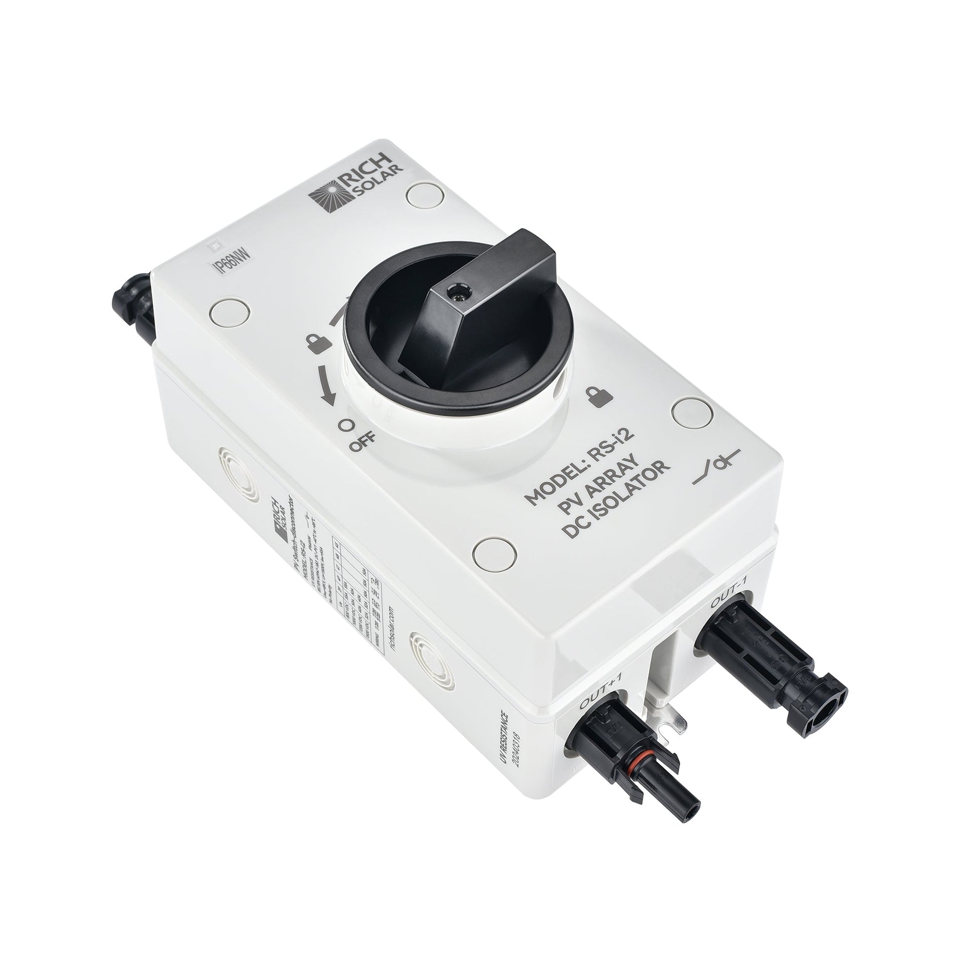 RICH SOLAR Solar PV DC Quick Disconnect Switch Solar Array DC Quick Disconnect Switch product image 12
