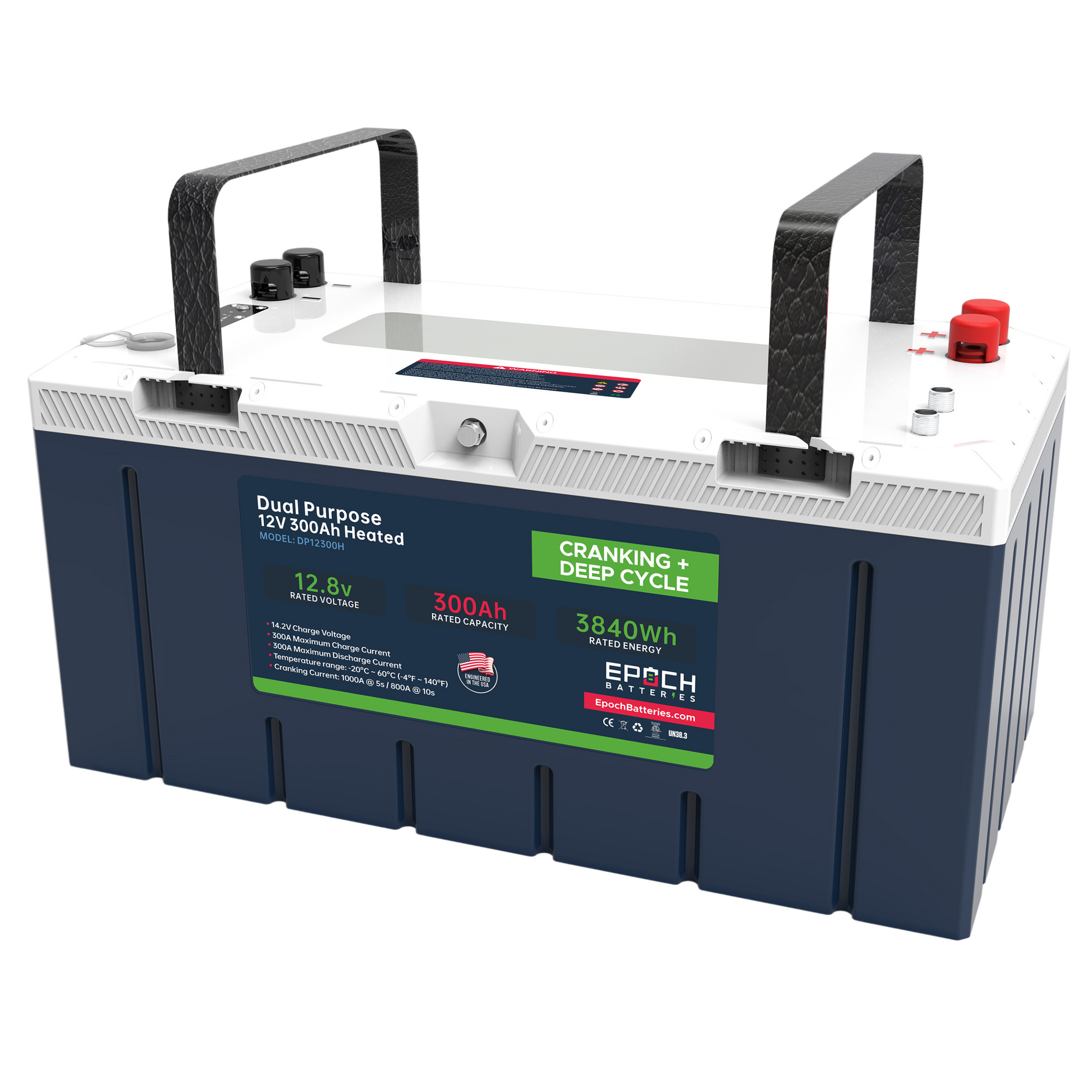 Epoch 12V 300Ah Cranking & Deep Cycle Lithium Battery (Dual Purpose) - Pro Series - official product image 6