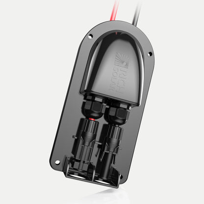 RICH SOLAR Cable Entry Plate IP68 Waterproof Polypropylene Housing with UL 10AWG Wires and Solar Connectors product image 2