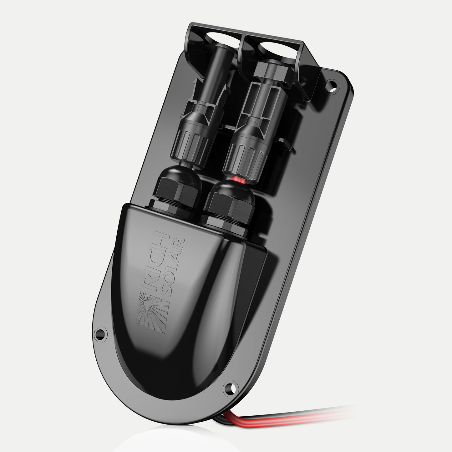 RICH SOLAR Cable Entry Plate IP68 Waterproof Polypropylene Housing with UL 10AWG Wires and Solar Connectors product image 3