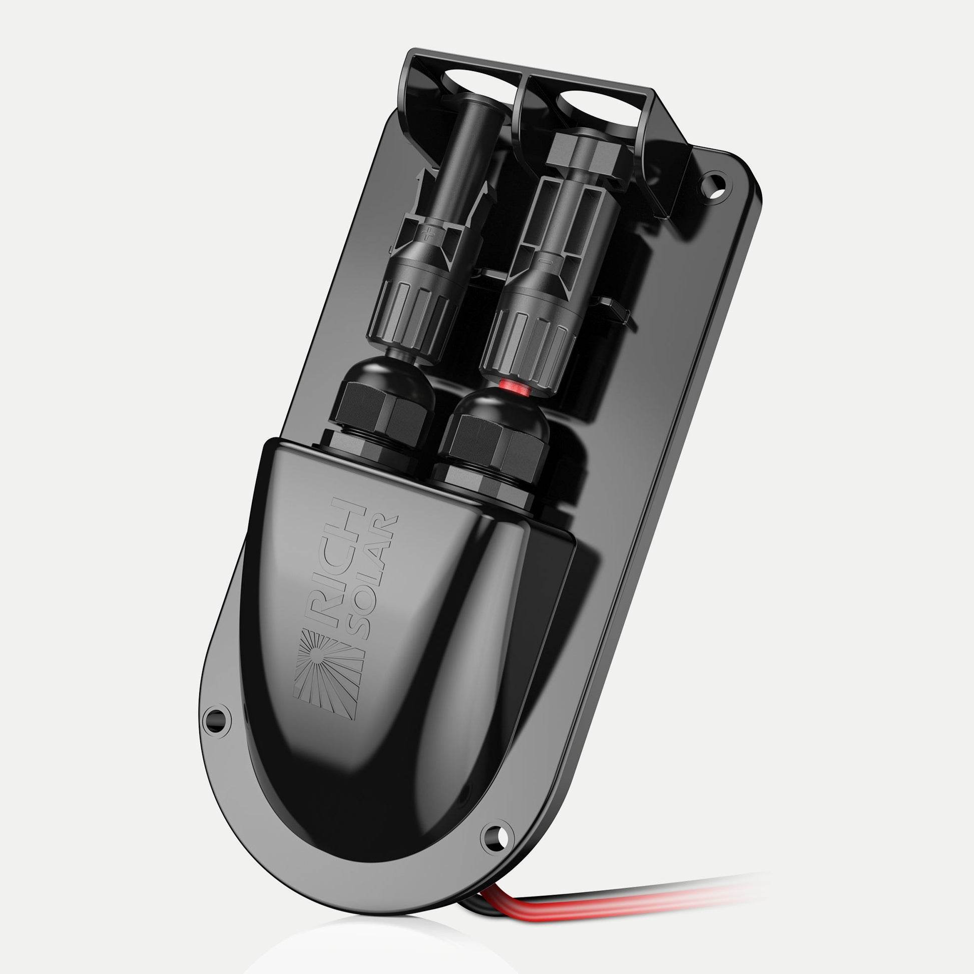 RICH SOLAR Cable Entry Plate IP68 Waterproof Polypropylene Housing with UL 10AWG Wires and Solar Connectors product image 3