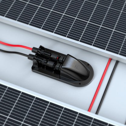 RICH SOLAR Cable Entry Plate IP68 Waterproof Polypropylene Housing with UL 10AWG Wires and Solar Connectors product image 6
