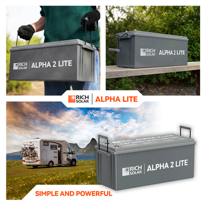 RICH SOLAR ALPHA 2 LITE 12V 200Ah LiFePO4 Battery product image 4