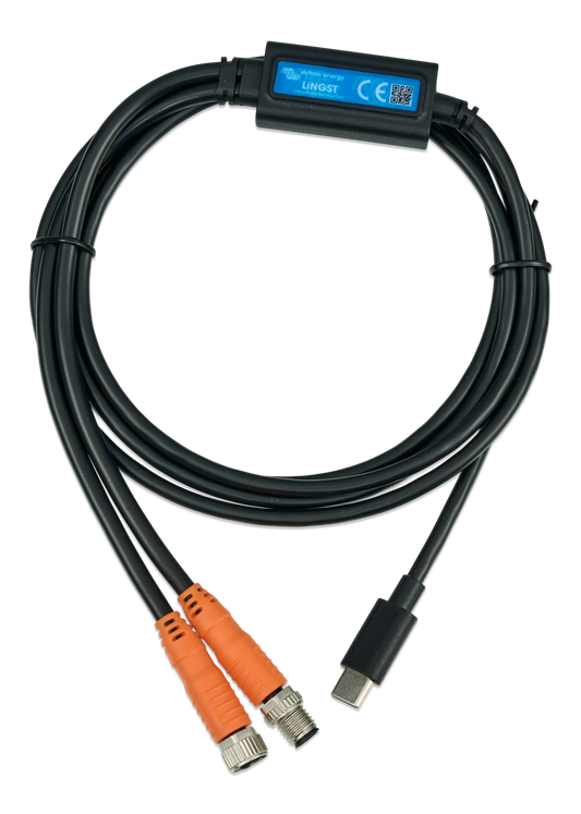 Victron Lithium NG Service Tool USB-C ASS032300030 with attached cables