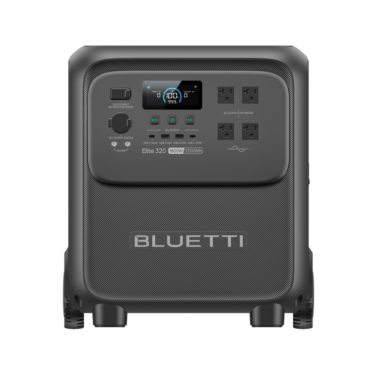 BLUETTI Elite 320 1,800W 3,200Wh Portable Power Station