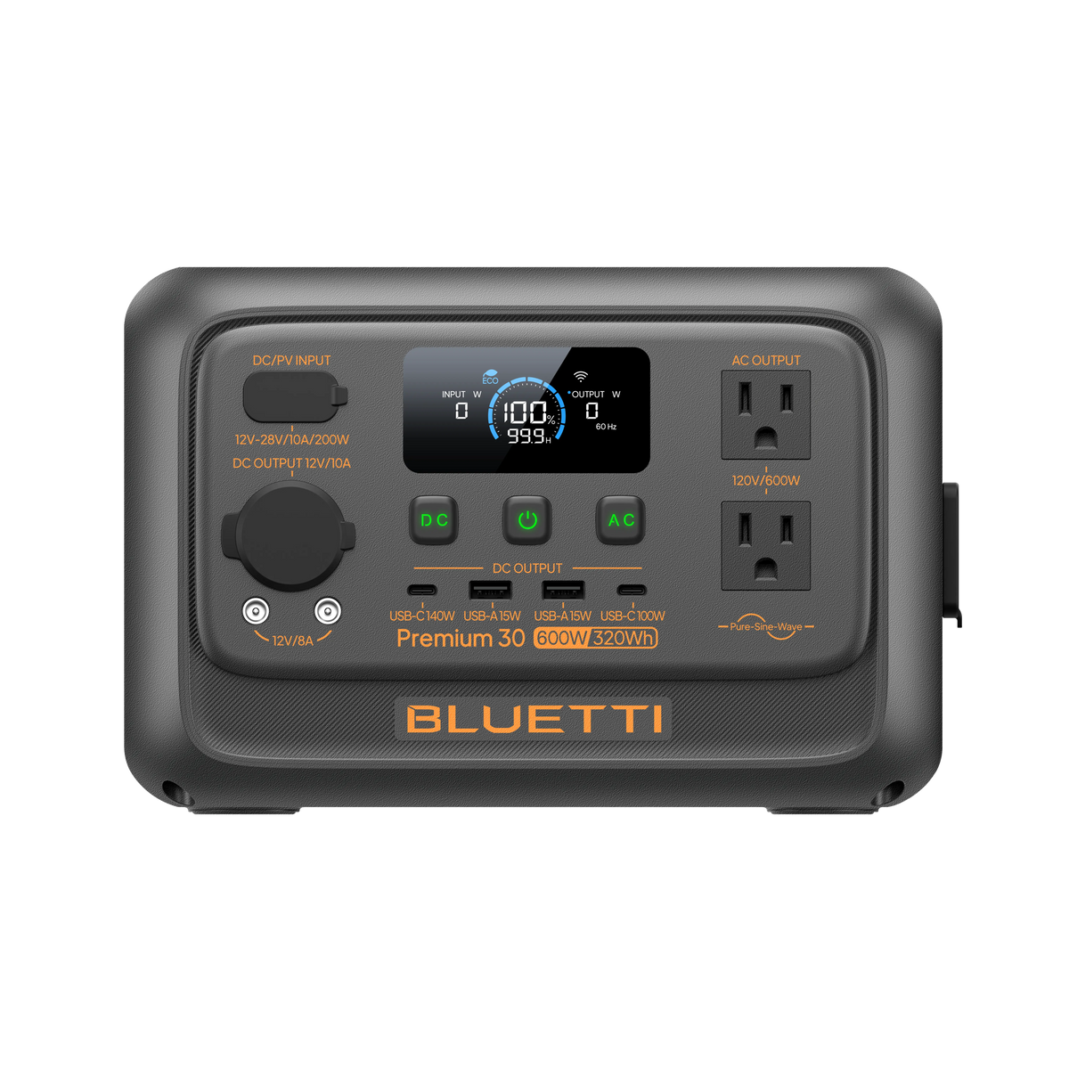 BLUETTI Premium 30 V2 600W 320Wh Portable Power Station