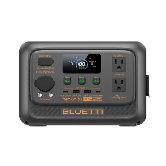 BLUETTI Premium 30 V2 600W 320Wh Portable Power Station