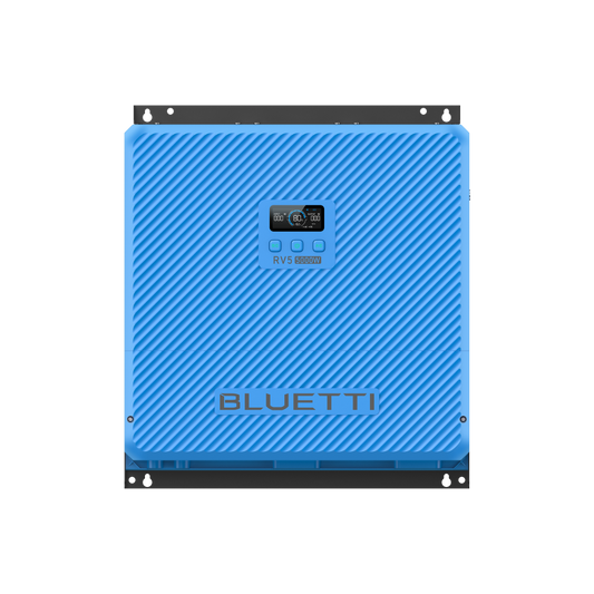 BLUETTI RV5 US 5000W power hub, battery and accessories separate
