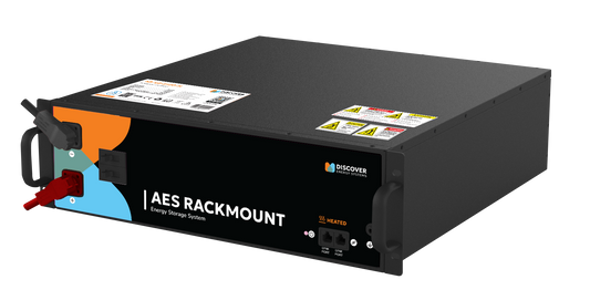 Discover AES RACKMOUNT 51.2V 100Ah 5.12kWh Heated LiFePO4 Battery