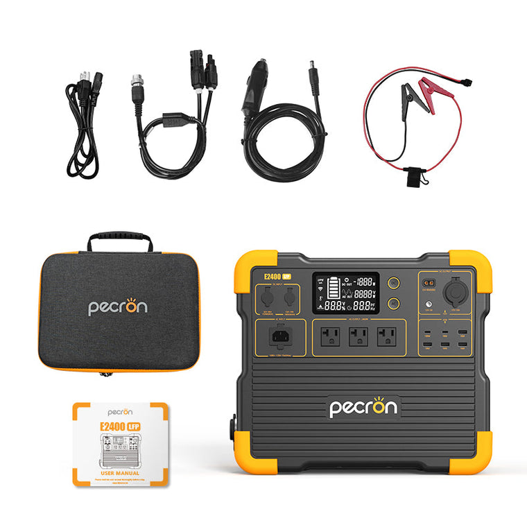 PECRON E2400LFP Expandable Power Station 2400W 2048Wh