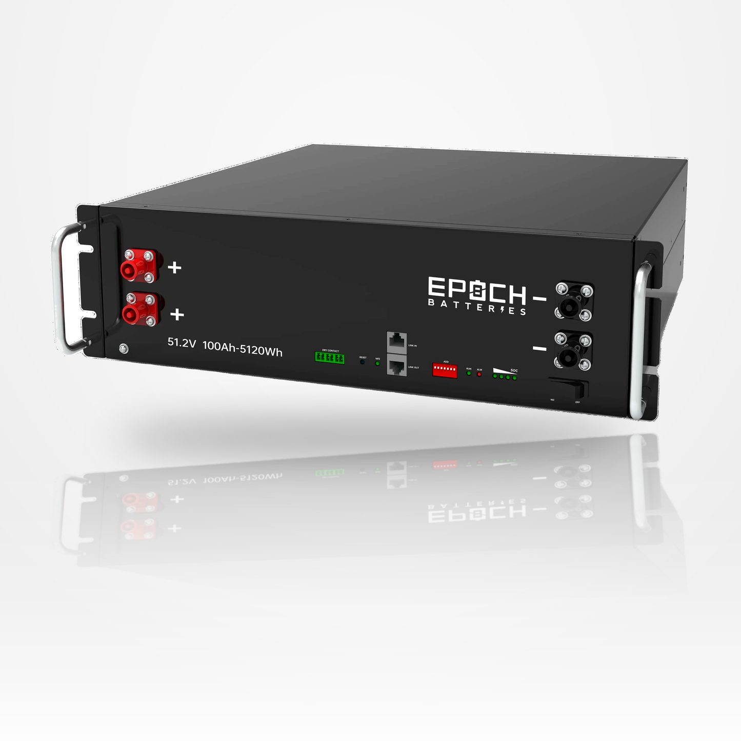 Epoch 48V 100Ah (5.12kWh) Self-Heating Server Rack Lithium Battery