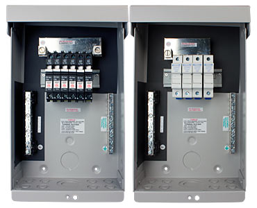 MidNite MNPV6 enclosure; depicted protection hardware separate