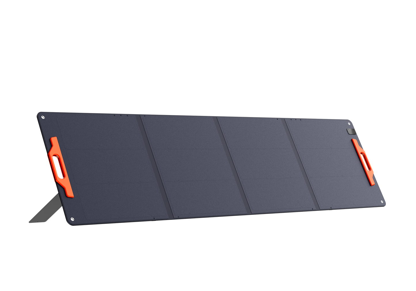 OSCAL PM200 SE 200W foldable solar panel deployed at an angle