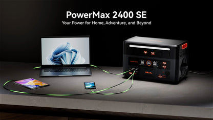 OSCAL PowerMax 2400 SE portable power station for home, work, and outdoor devices