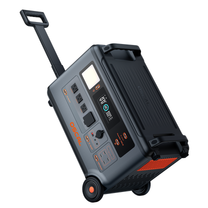 OSCAL PowerMax 3600 SE angled view with telescoping handle extended