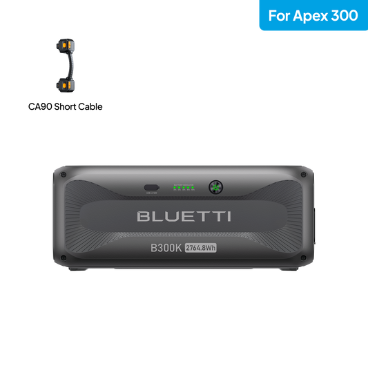 BLUETTI B300K2 2,764.8Wh Expansion Battery with CA90 Cable