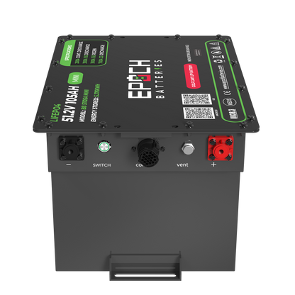 Epoch 48V 105Ah MINI Golf Cart Battery Complete Kit - LiFePO4 - official product image 5
