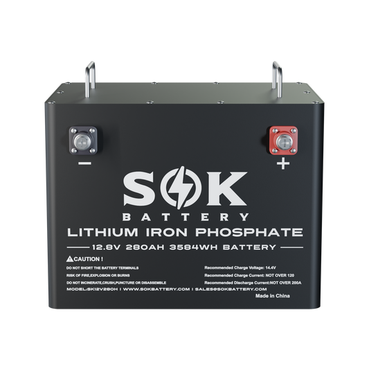SOK SK12V280H 12V 280Ah heated Bluetooth LiFePO4 battery