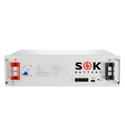 SOK SK48V100N 51.2V 100Ah 5.12kWh server-rack LiFePO4 battery