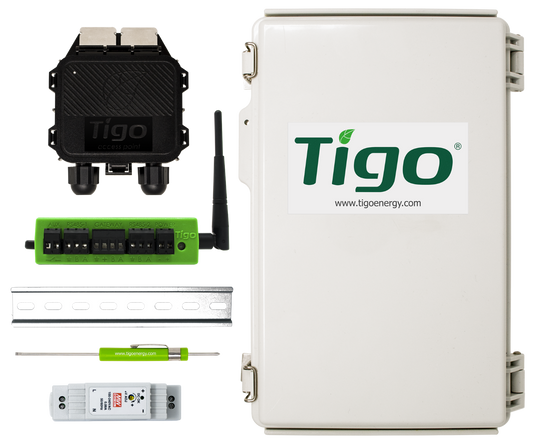 Tigo CCA Outdoor Kit 348-00000-52 with TAP and DIN-Rail Power Supply