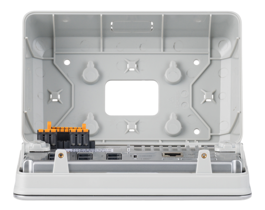 Ekrano GX wall mount installation example; Ekrano GX not included