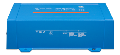Victron PIN121800500 12/800 120V NEMA 5-15R inverter manufacturer front view