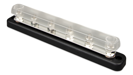 Victron VBB115060020 150A 6-post busbar with clear protective cover