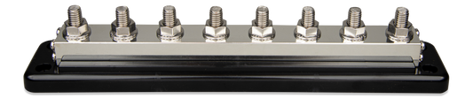 Victron VBB160080010 600A eight-post busbar, protective cover removed