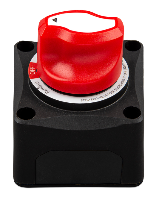 Victron VBS127010010 battery switch ON/OFF 275A front view