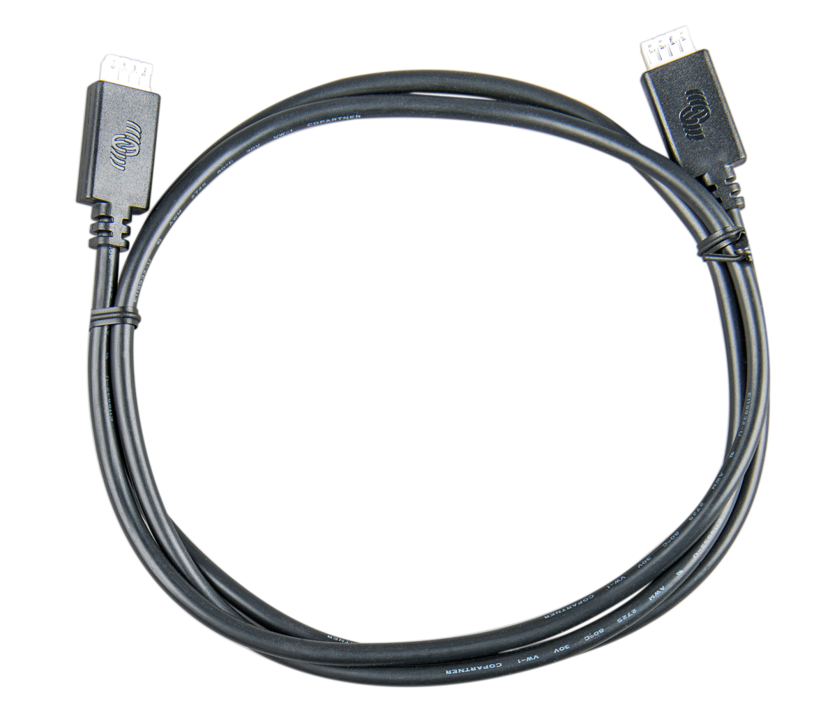 Victron straight VE.Direct cable, representative 0.9m photo; supplied length 10m